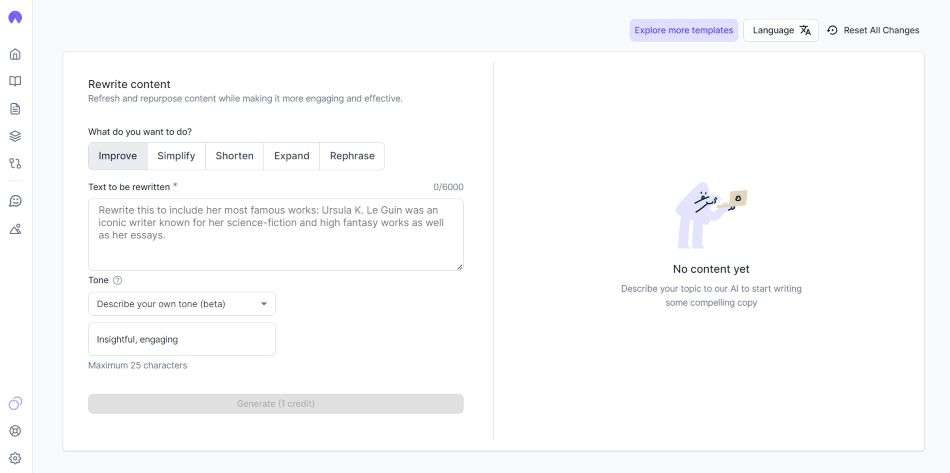 Hypotenuse AI screenshot #3