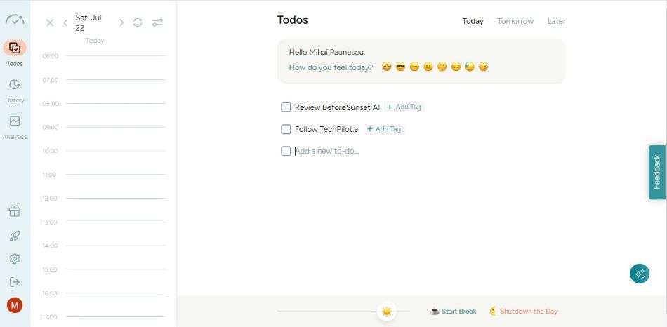 BeforeSunet AI screenshot #2