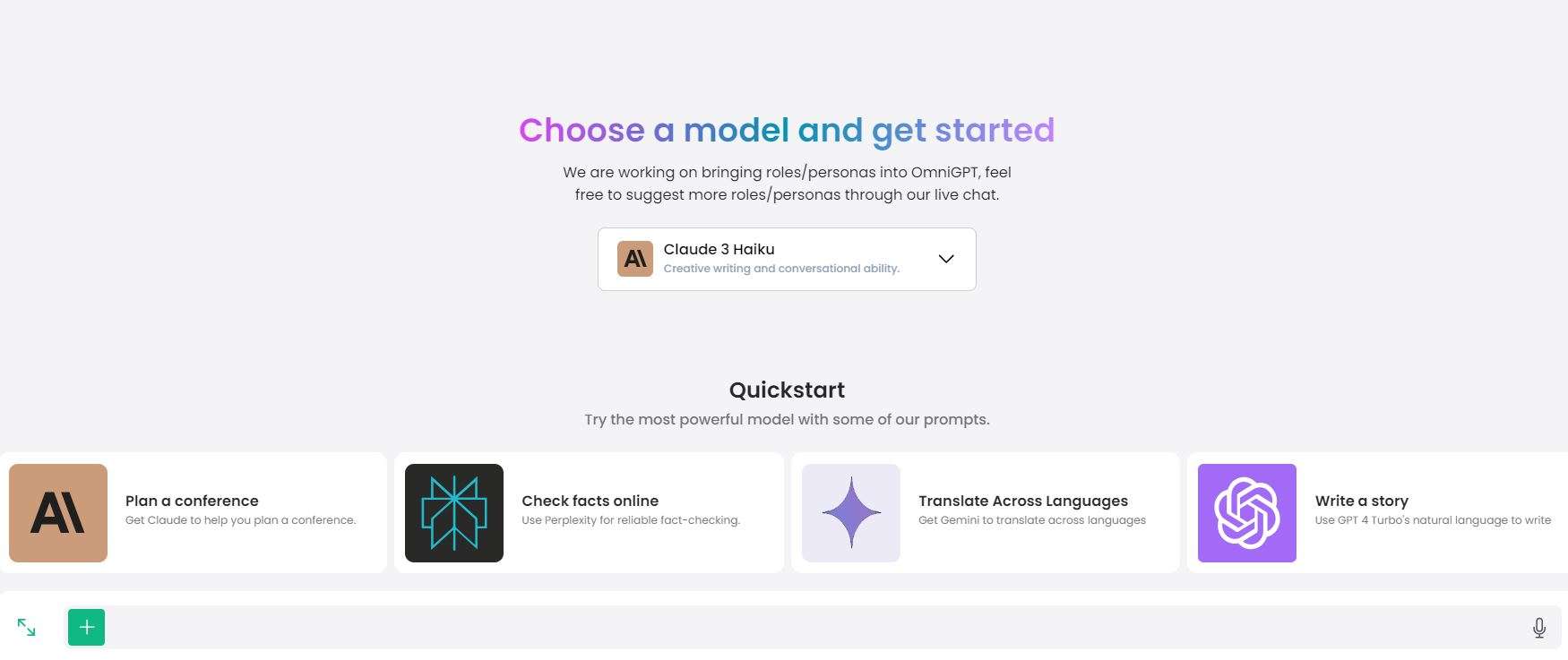 OmniGPT screenshot #1
