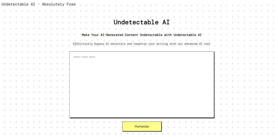Undetectable AI screenshot #1